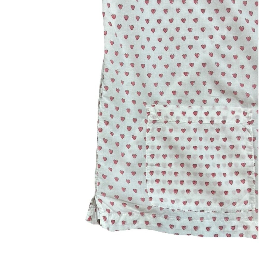 💗 Roller Rabbit Hearts Print Pima Cotton Pajama Top – Medium - Picture 7 of 12